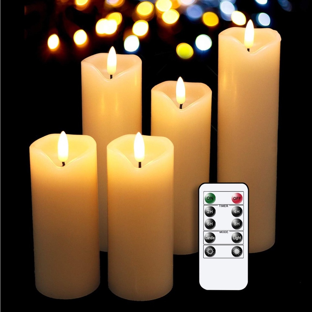 Eldnacele Flameless Flickering Candles